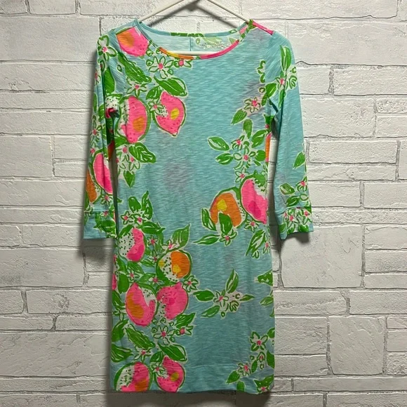 lilly pulitzer marlowe dress short sleeve Lilly Pulitzer Short Sleeve Marlowe Dress Multi Island Stripe, Women's, Size: Small